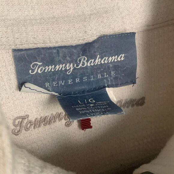 Tommy Bahama Reversible Half Zip - Picture 5 of 7